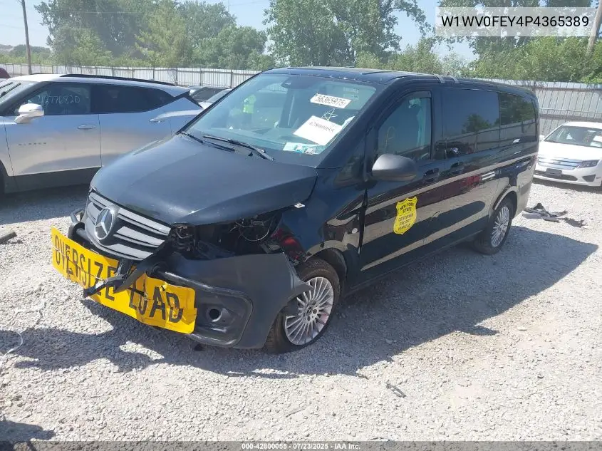 2023 Mercedes-Benz Metris VIN: W1WV0FEY4P4365389 Lot: 42800055