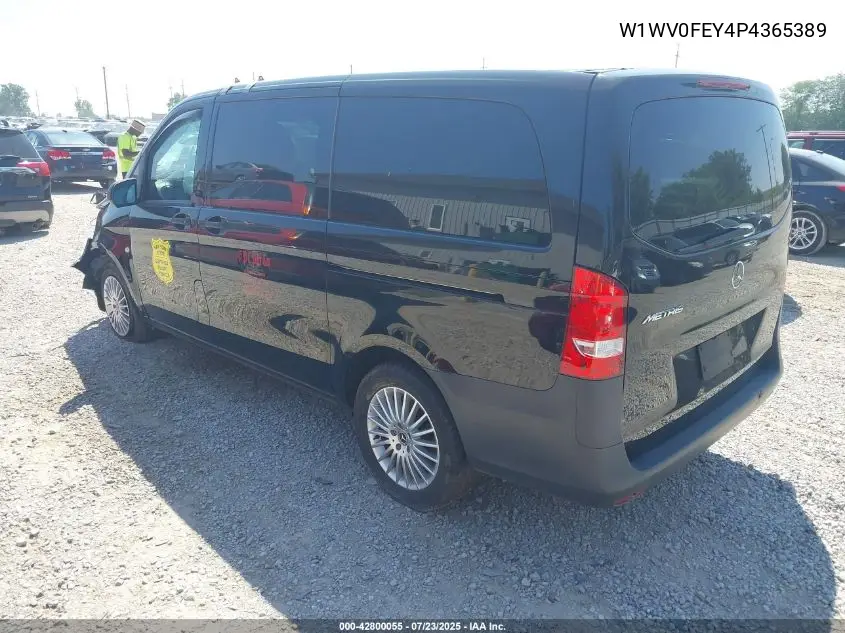 2023 Mercedes-Benz Metris VIN: W1WV0FEY4P4365389 Lot: 42800055