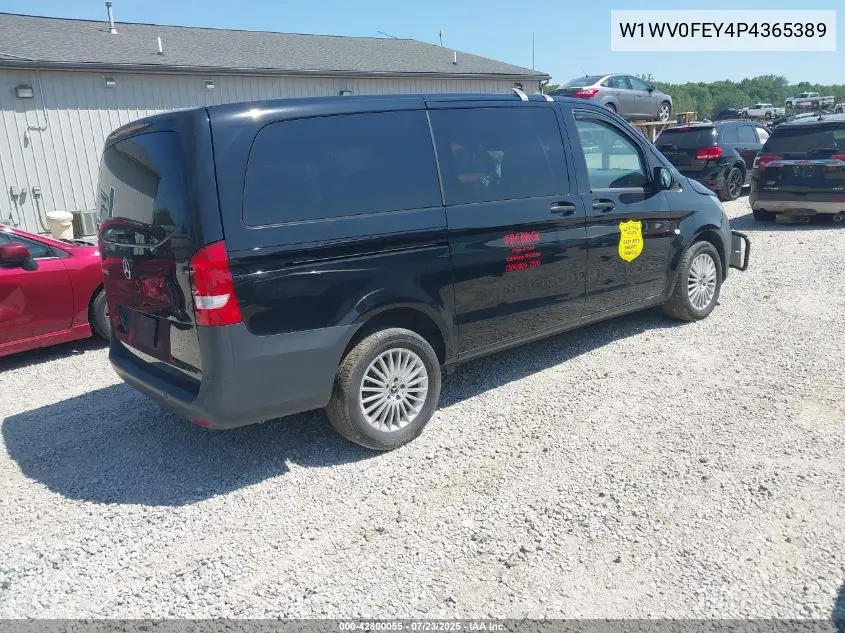 2023 Mercedes-Benz Metris VIN: W1WV0FEY4P4365389 Lot: 42800055