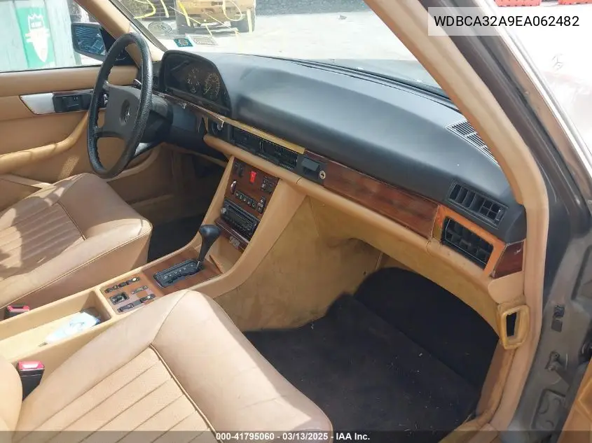 1984 Mercedes-Benz 380 Se VIN: WDBCA32A9EA062482 Lot: 41795060