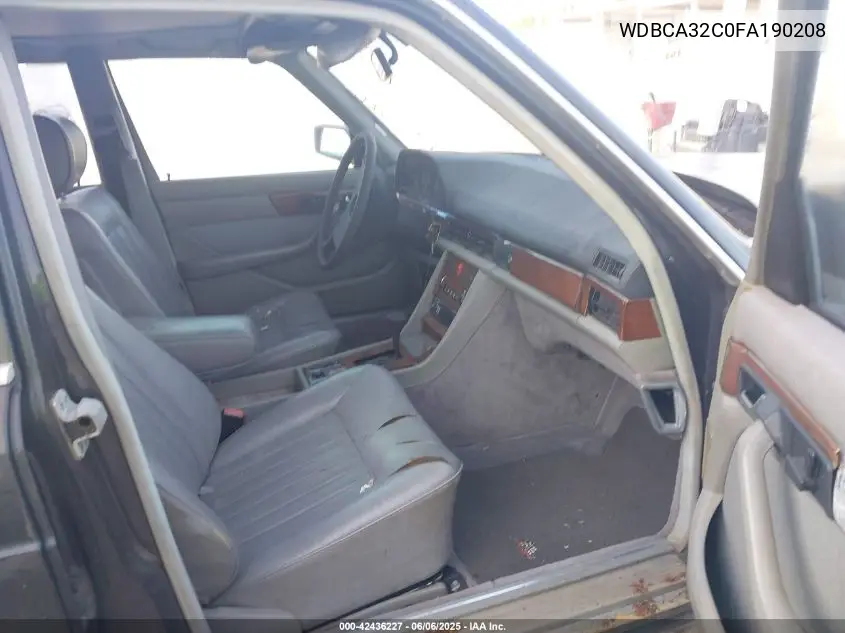 1985 Mercedes-Benz 380 Se VIN: WDBCA32C0FA190208 Lot: 42436227