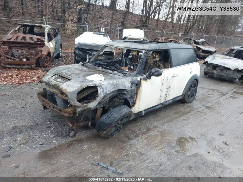 2012 Mini Cooper S Clubman VIN: WMWZG3C54CTY38530 Lot: 41575262