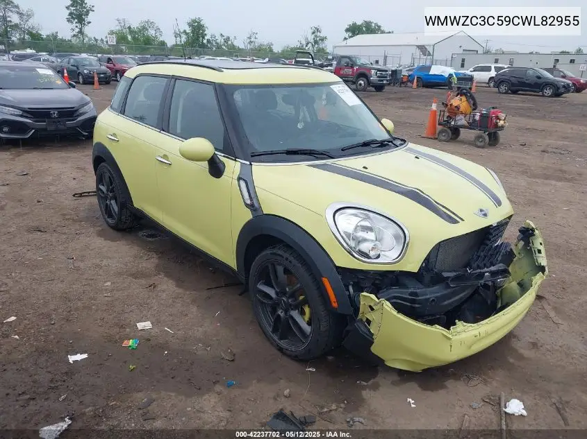 2012 Mini Cooper S Countryman VIN: WMWZC3C59CWL82955 Lot: 42237702