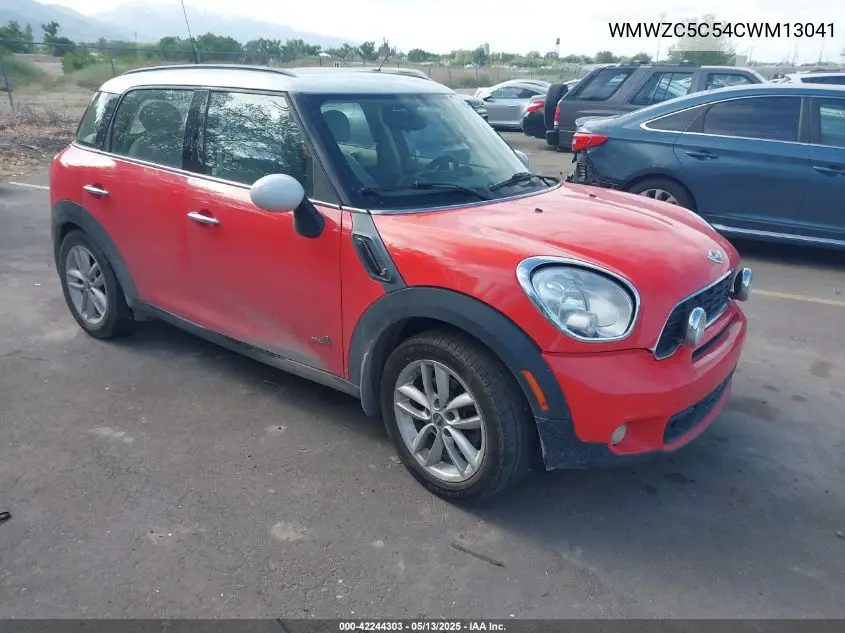 2012 Mini Cooper S Countryman VIN: WMWZC5C54CWM13041 Lot: 42244303