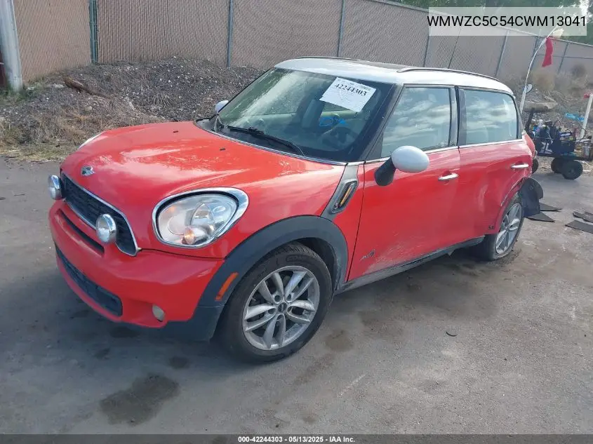 2012 Mini Cooper S Countryman VIN: WMWZC5C54CWM13041 Lot: 42244303