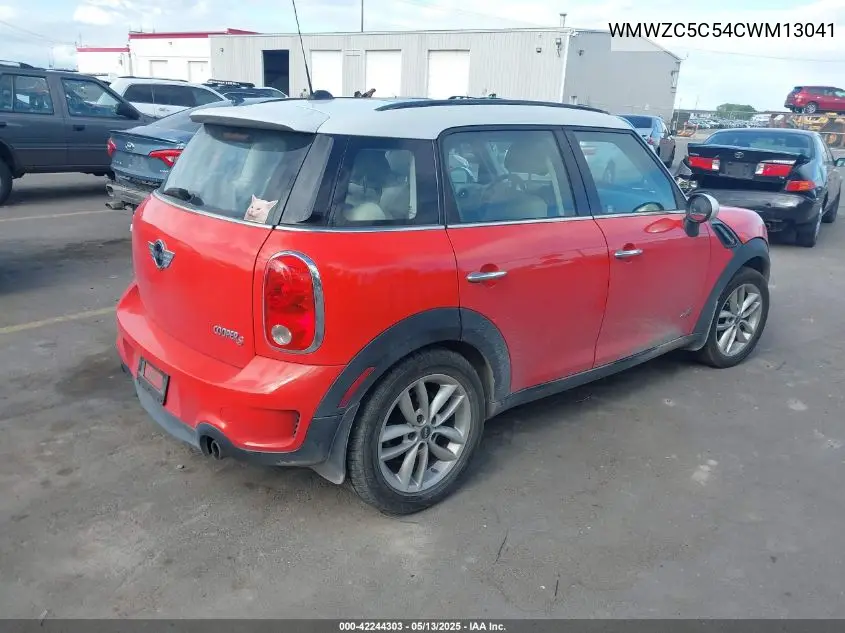 2012 Mini Cooper S Countryman VIN: WMWZC5C54CWM13041 Lot: 42244303