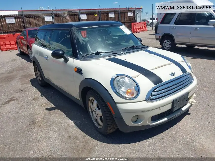 2008 Mini Cooper Clubman VIN: WMWML33598TJ46955 Lot: 42291987
