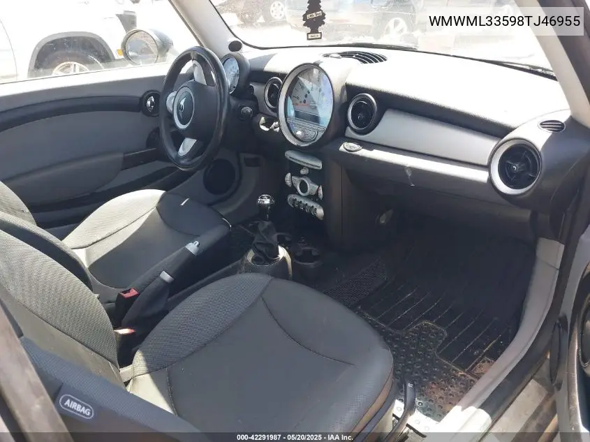 2008 Mini Cooper Clubman VIN: WMWML33598TJ46955 Lot: 42291987