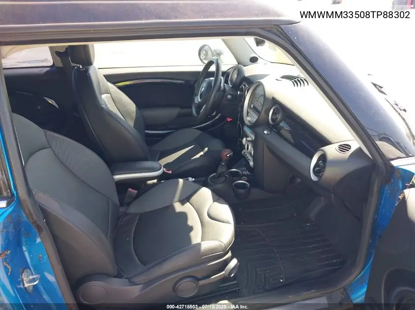 2008 Mini Cooper S Clubman VIN: WMWMM33508TP88302 Lot: 42718503