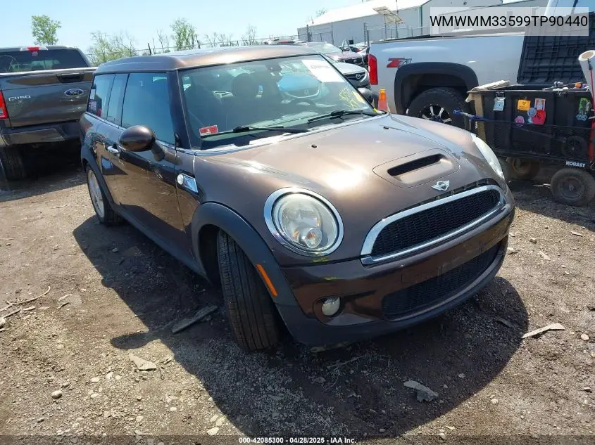 2009 Mini Cooper S Clubman VIN: WMWMM33599TP90440 Lot: 42085300