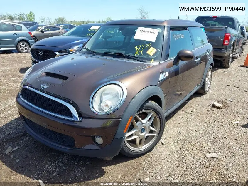 2009 Mini Cooper S Clubman VIN: WMWMM33599TP90440 Lot: 42085300