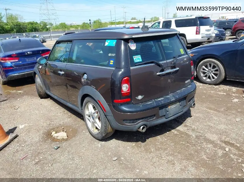 2009 Mini Cooper S Clubman VIN: WMWMM33599TP90440 Lot: 42085300