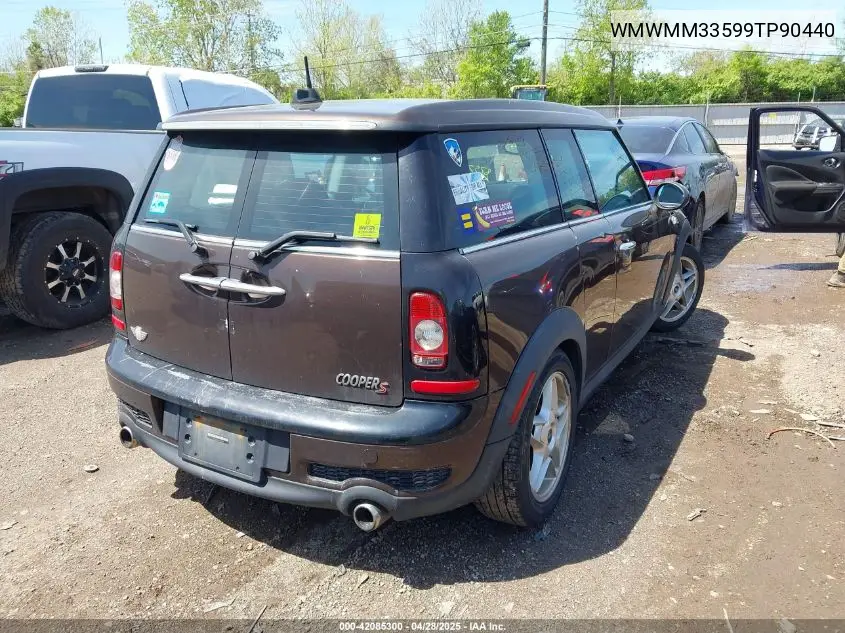 2009 Mini Cooper S Clubman VIN: WMWMM33599TP90440 Lot: 42085300