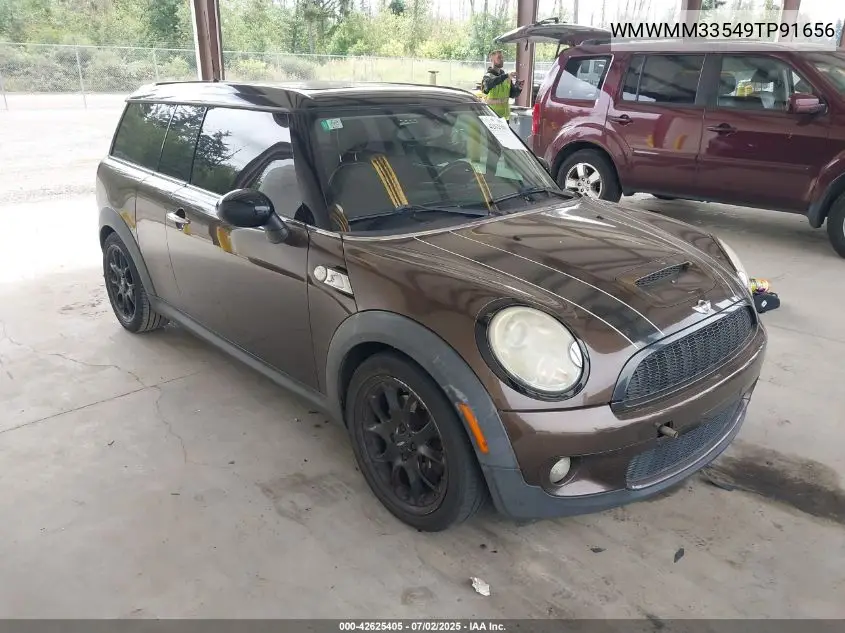 2009 Mini Cooper S Clubman VIN: WMWMM33549TP91656 Lot: 42625405