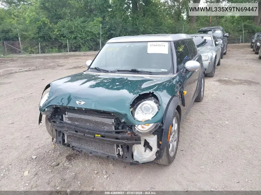 2009 Mini Cooper Clubman VIN: WMWML335X9TN69447 Lot: 42669551