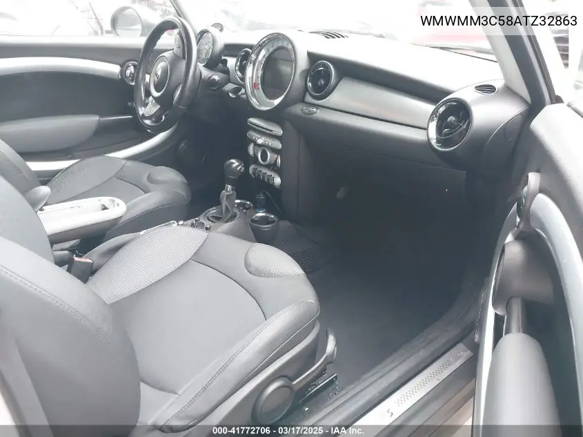 2010 Mini Cooper S Clubman VIN: WMWMM3C58ATZ32863 Lot: 41772706