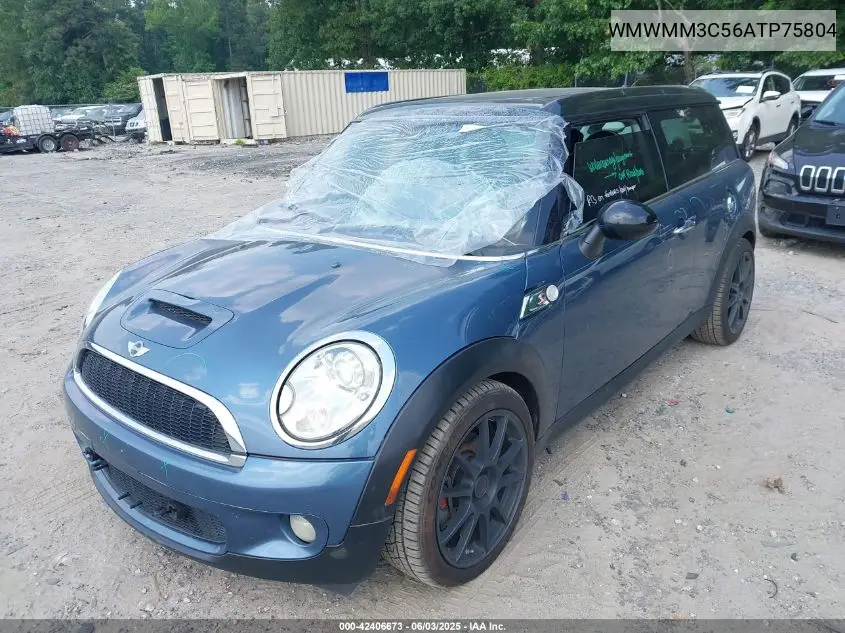 2010 Mini Cooper S Clubman VIN: WMWMM3C56ATP75804 Lot: 42406673