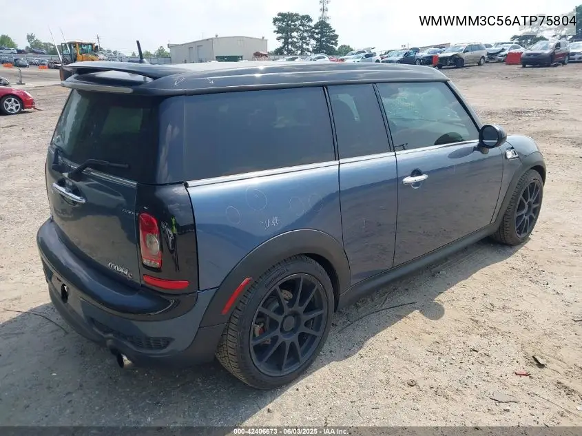 2010 Mini Cooper S Clubman VIN: WMWMM3C56ATP75804 Lot: 42406673