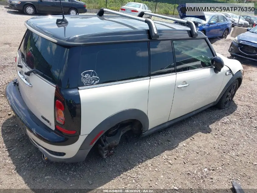 2010 Mini Cooper S Clubman VIN: WMWMM3C59ATP76350 Lot: 42548333