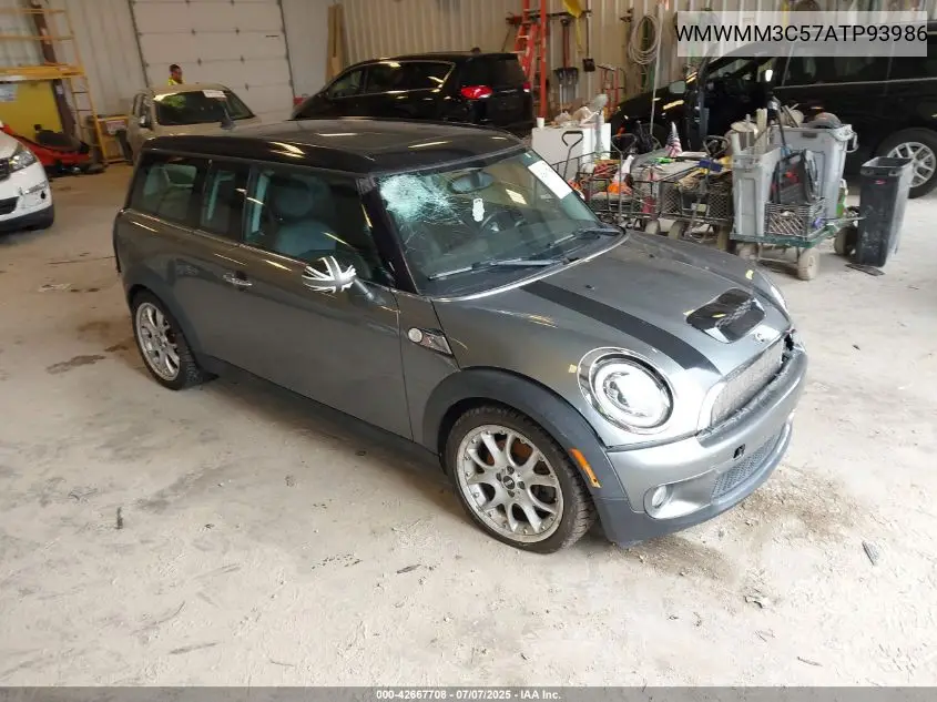 2010 Mini Cooper S Clubman VIN: WMWMM3C57ATP93986 Lot: 42667708