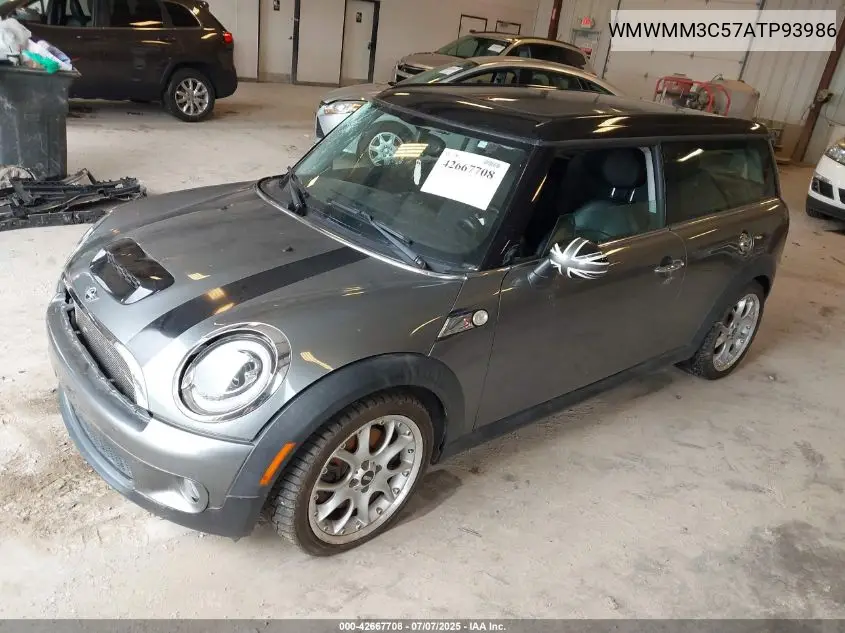 2010 Mini Cooper S Clubman VIN: WMWMM3C57ATP93986 Lot: 42667708