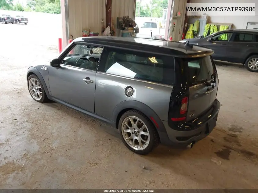 2010 Mini Cooper S Clubman VIN: WMWMM3C57ATP93986 Lot: 42667708