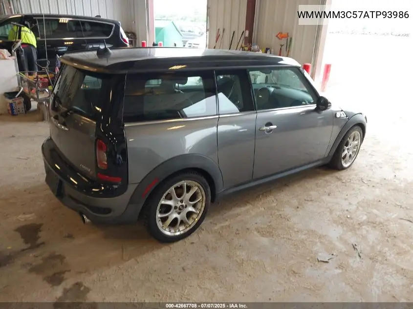 2010 Mini Cooper S Clubman VIN: WMWMM3C57ATP93986 Lot: 42667708