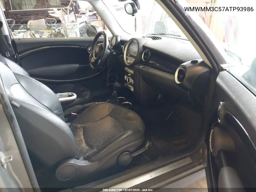 2010 Mini Cooper S Clubman VIN: WMWMM3C57ATP93986 Lot: 42667708