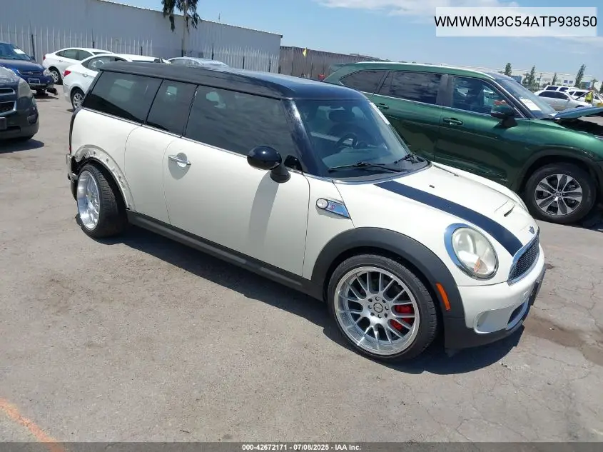 2010 Mini Cooper S Clubman VIN: WMWMM3C54ATP93850 Lot: 42672171