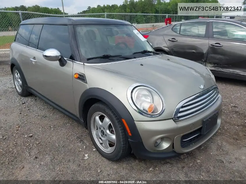 2011 Mini Cooper Clubman VIN: WMWZF3C54BTX82347 Lot: 42097052