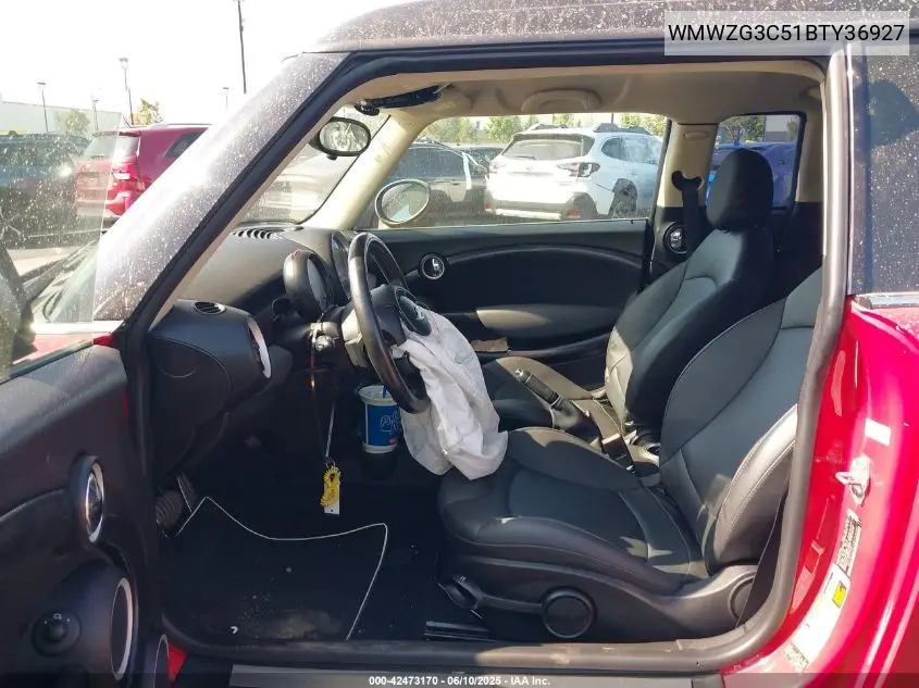 2011 Mini Cooper S Clubman VIN: WMWZG3C51BTY36927 Lot: 42473170