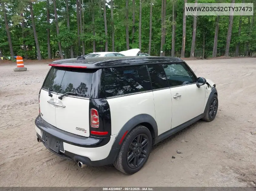 2012 Mini Cooper S Clubman VIN: WMWZG3C52CTY37473 Lot: 42230007