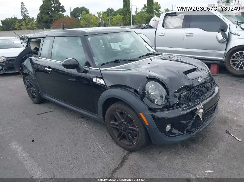 2012 Mini Cooper S Clubman VIN: WMWZG3C57CTY39249 Lot: 42355646