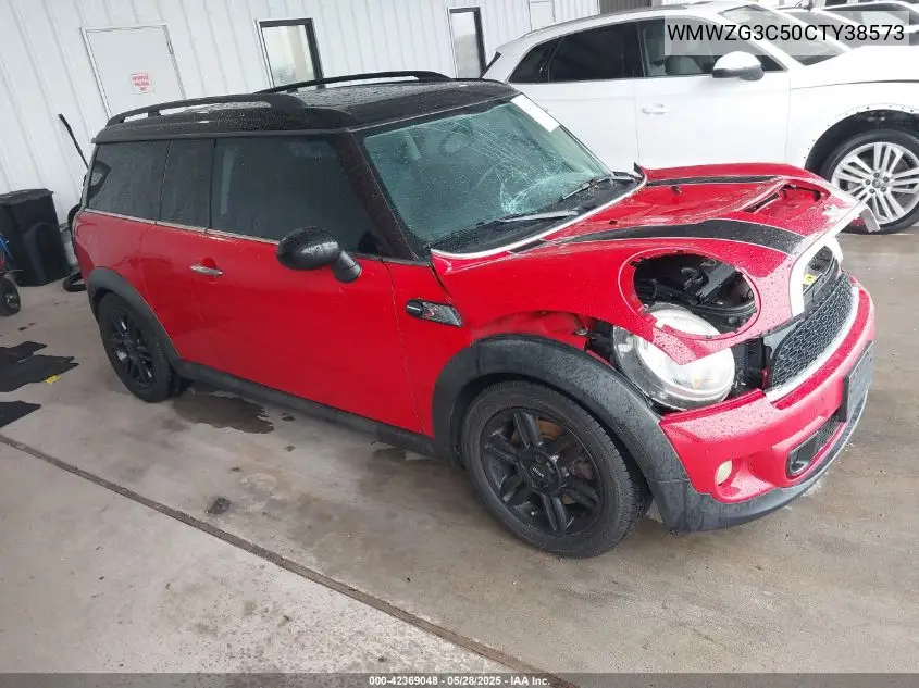 2012 Mini Cooper S Clubman VIN: WMWZG3C50CTY38573 Lot: 42369048