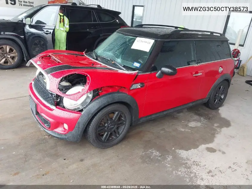 2012 Mini Cooper S Clubman VIN: WMWZG3C50CTY38573 Lot: 42369048