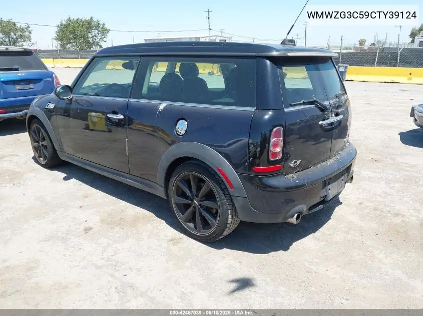 2012 Mini Cooper S Clubman VIN: WMWZG3C59CTY39124 Lot: 42467039