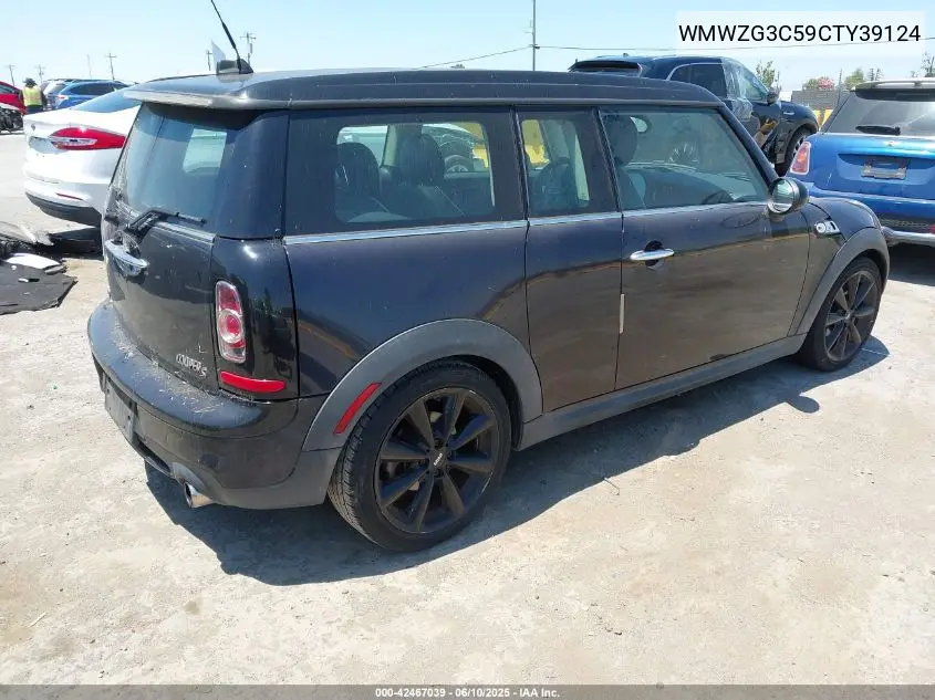 2012 Mini Cooper S Clubman VIN: WMWZG3C59CTY39124 Lot: 42467039