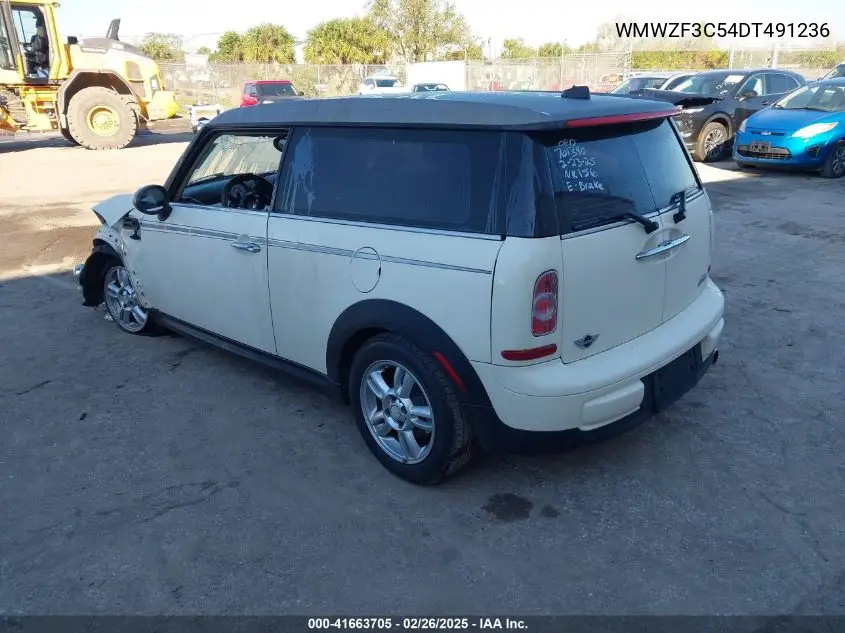 2013 Mini Clubman Cooper VIN: WMWZF3C54DT491236 Lot: 41663705