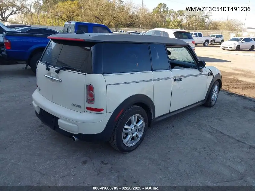 2013 Mini Clubman Cooper VIN: WMWZF3C54DT491236 Lot: 41663705