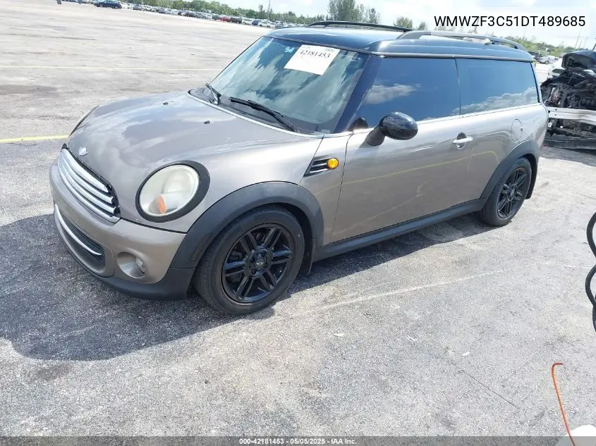 2013 Mini Clubman Cooper VIN: WMWZF3C51DT489685 Lot: 42181453