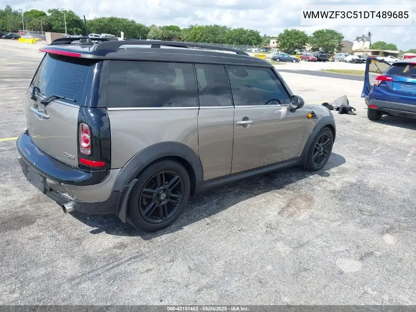 2013 Mini Clubman Cooper VIN: WMWZF3C51DT489685 Lot: 42181453