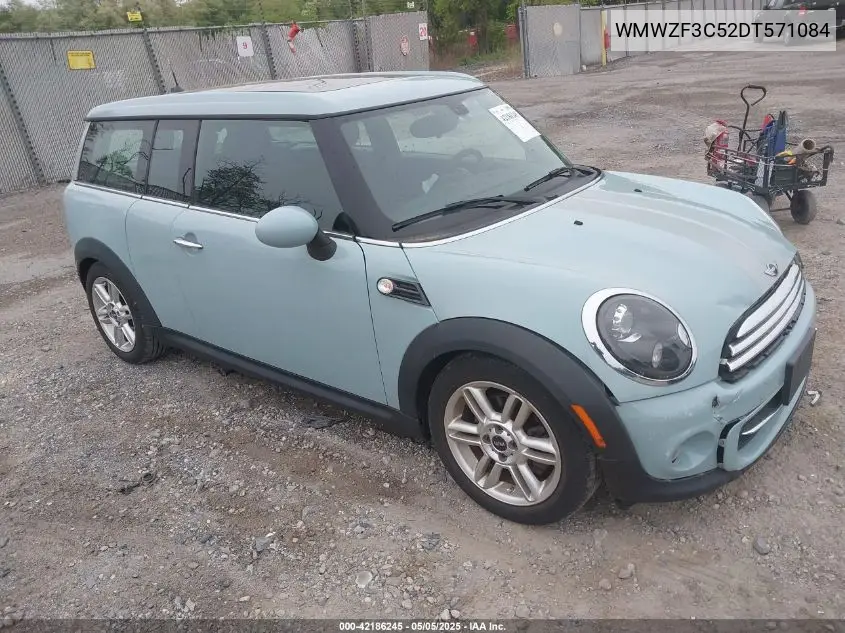2013 Mini Clubman Cooper VIN: WMWZF3C52DT571084 Lot: 42186245