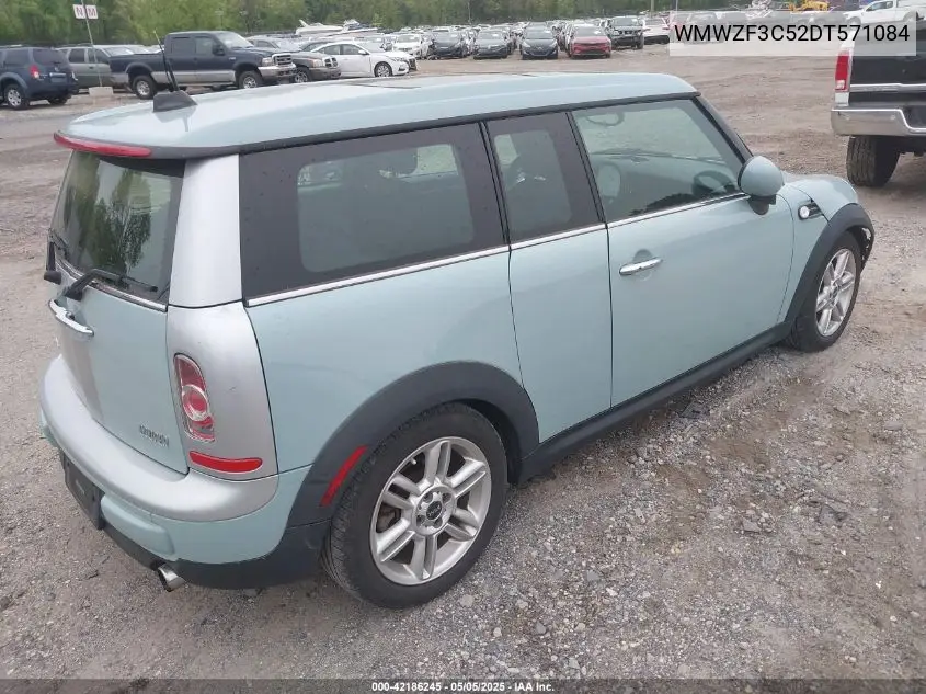 2013 Mini Clubman Cooper VIN: WMWZF3C52DT571084 Lot: 42186245