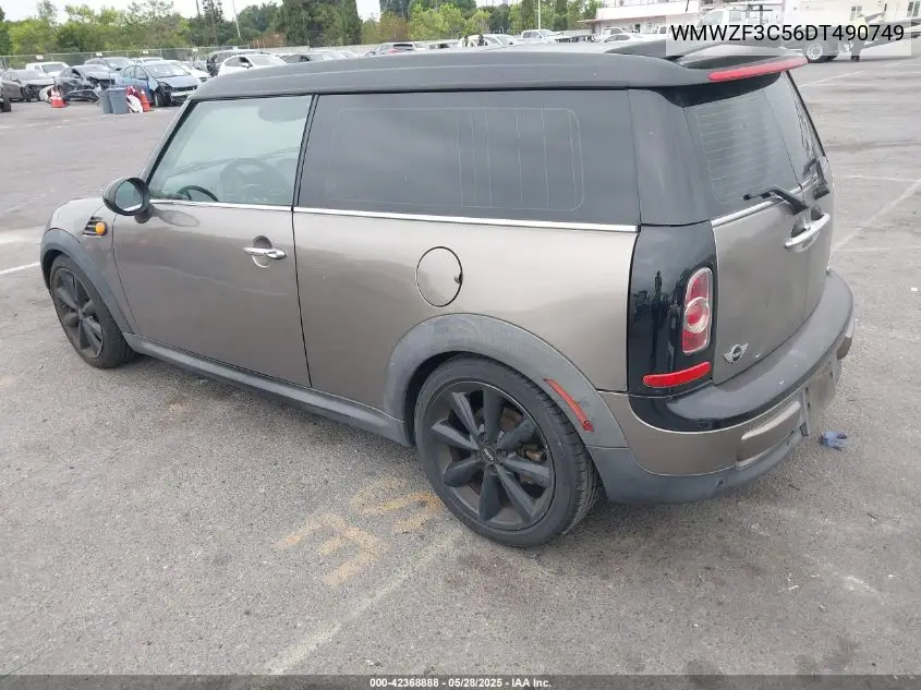 2013 Mini Clubman Cooper VIN: WMWZF3C56DT490749 Lot: 42368888
