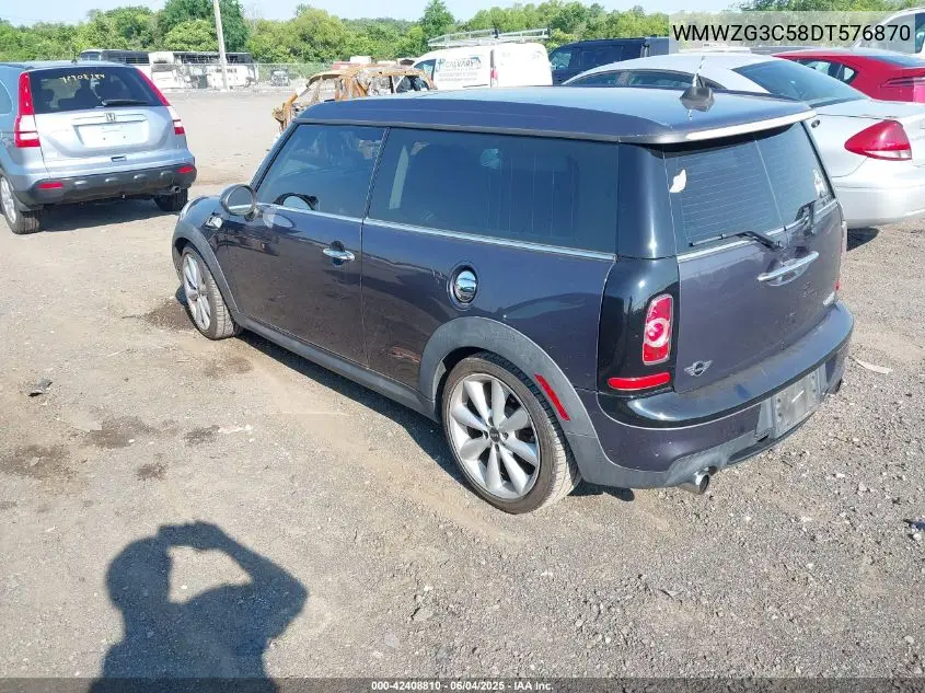 2013 Mini Clubman Cooper S VIN: WMWZG3C58DT576870 Lot: 42408810