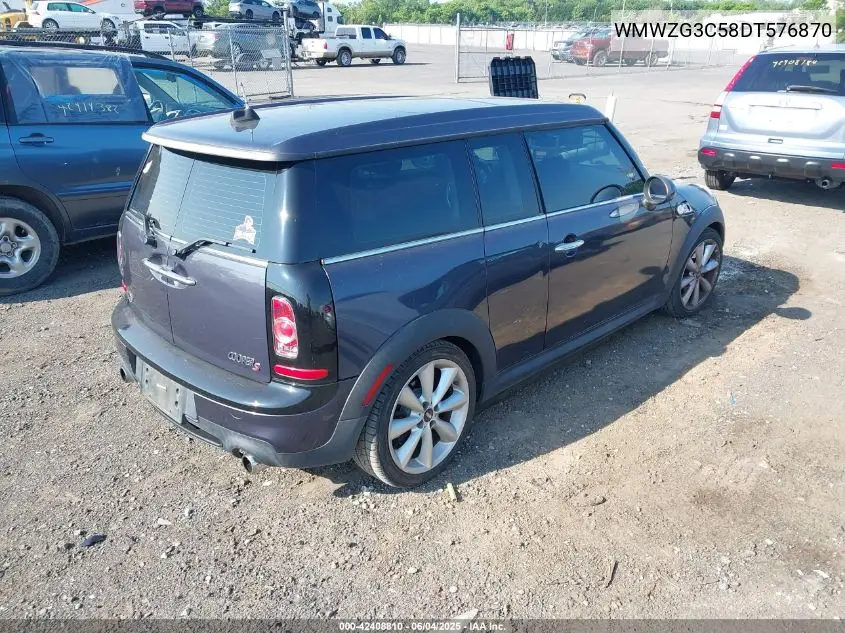 2013 Mini Clubman Cooper S VIN: WMWZG3C58DT576870 Lot: 42408810