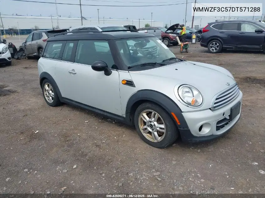 2013 Mini Clubman Cooper VIN: WMWZF3C57DT571288 Lot: 42500271