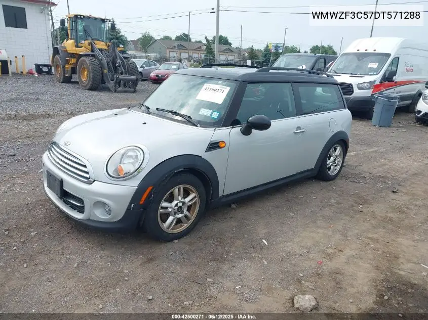 2013 Mini Clubman Cooper VIN: WMWZF3C57DT571288 Lot: 42500271