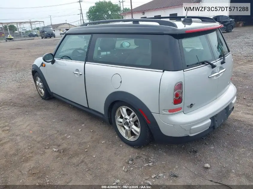 2013 Mini Clubman Cooper VIN: WMWZF3C57DT571288 Lot: 42500271