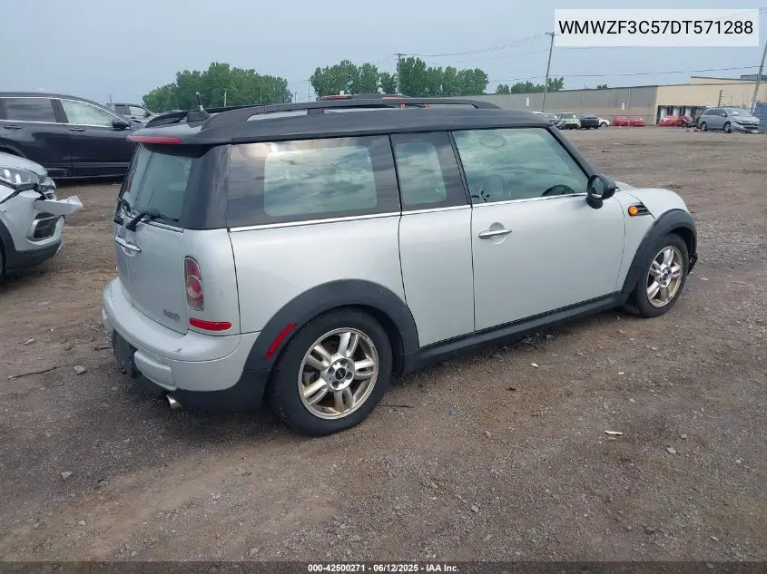 2013 Mini Clubman Cooper VIN: WMWZF3C57DT571288 Lot: 42500271